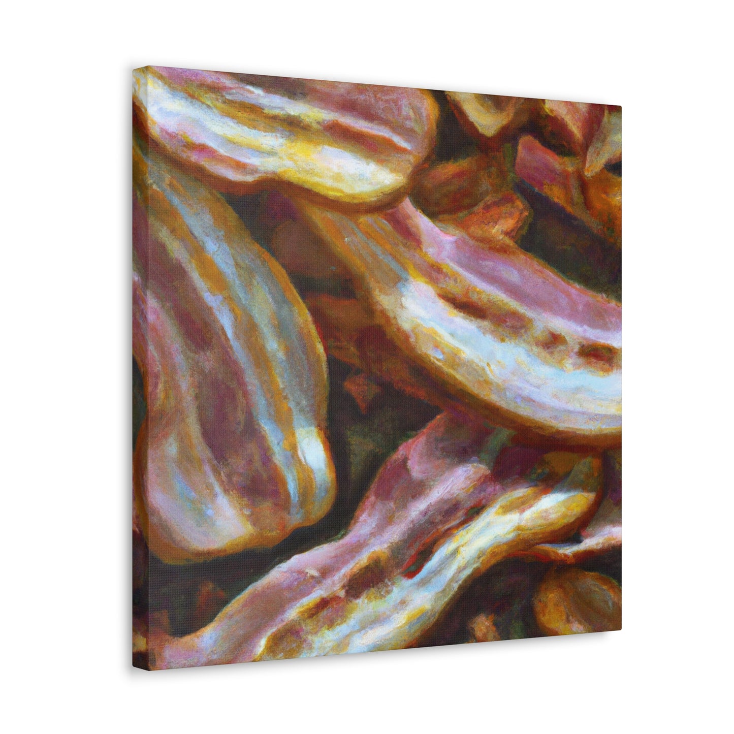 "Sizzling Bacon Realism" - Canvas