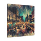 "City Lights Unveiled" - Canvas