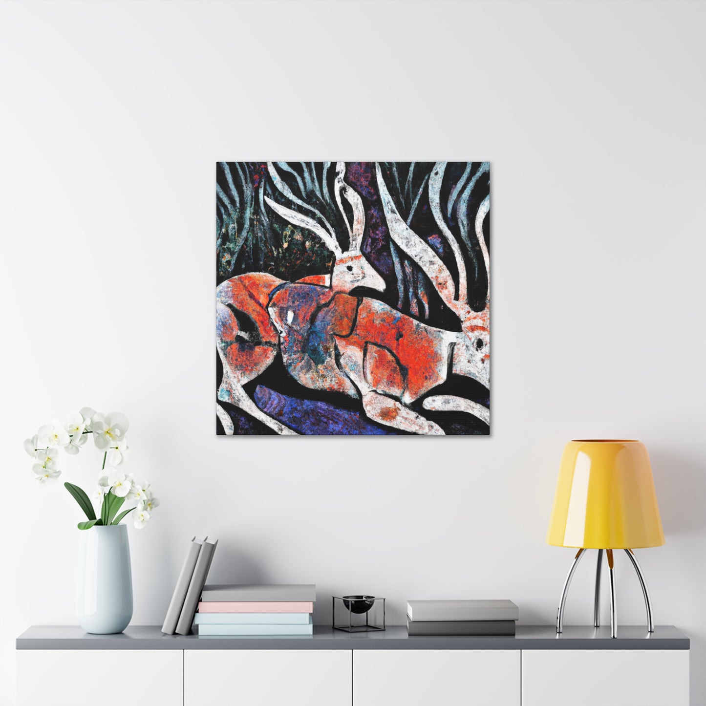 Gazelle's Abstraction Art - Canvas