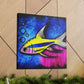 "Swordtail Sword Swirling" - Canvas