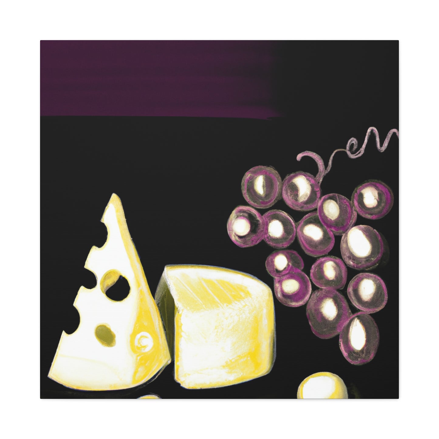 Cheese and Grapes Abide - Canvas