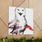 Snowy Owl Abstraction - Canvas