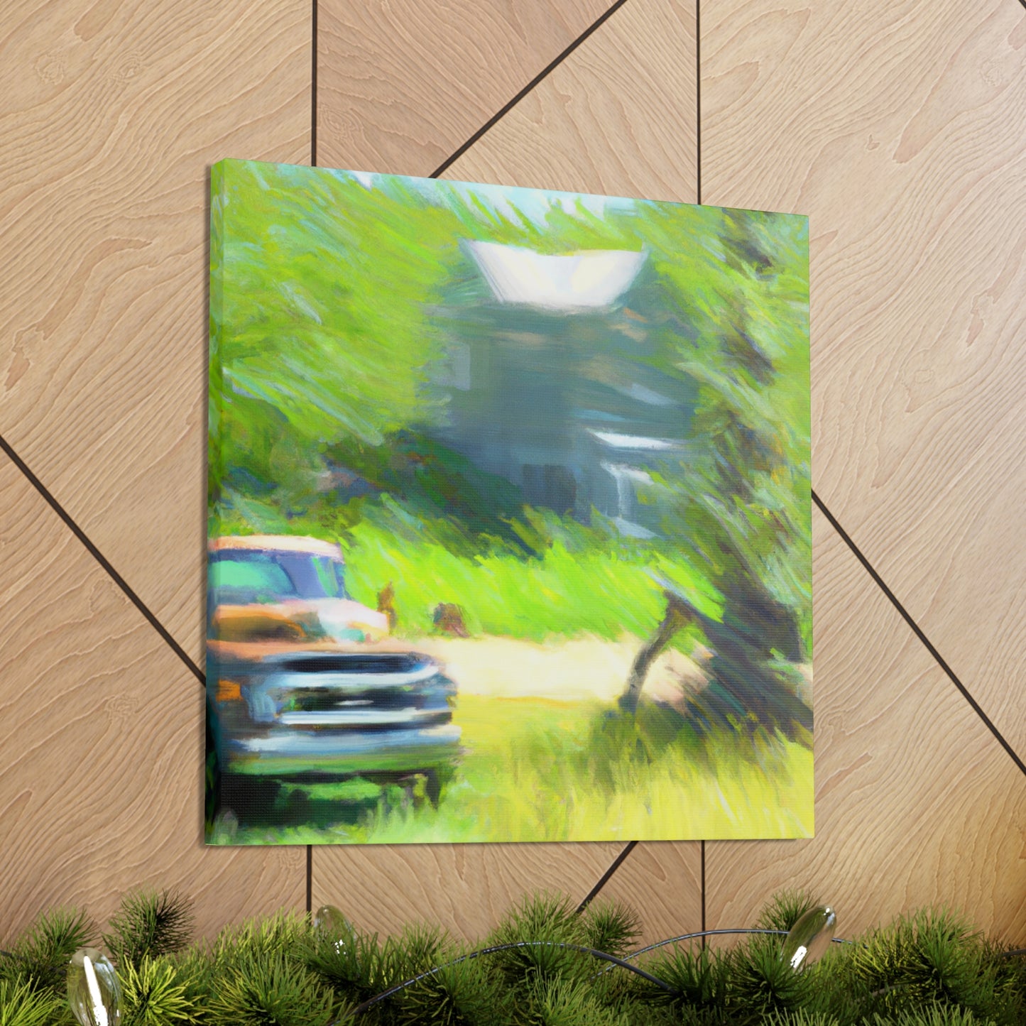 Old Pickup Trucks - Canvas