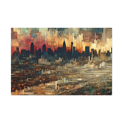 "Midnight Urban Symphony" - Canvas