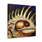 "Horned Lizard Impressionism" - Canvas