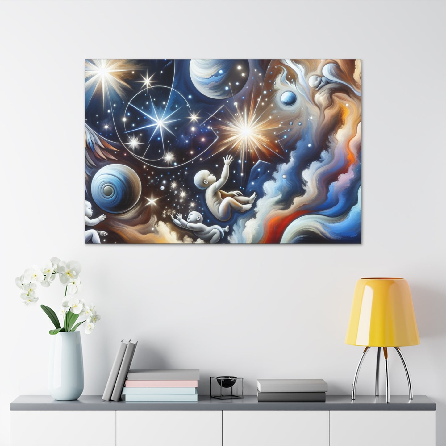 Starry Cosmos Ascension - Canvas