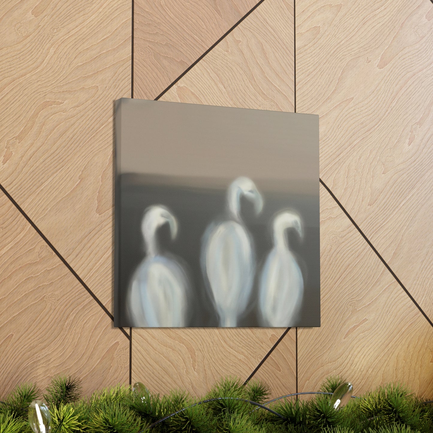 "African Greys Impressionism" - Canvas