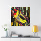 "American Goldfinch Flight" - Canvas