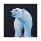 "Polar Bear in Snow" - Canvas