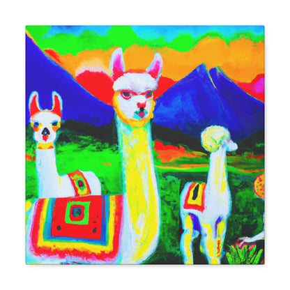 Alpaca In Dreamsland - Canvas