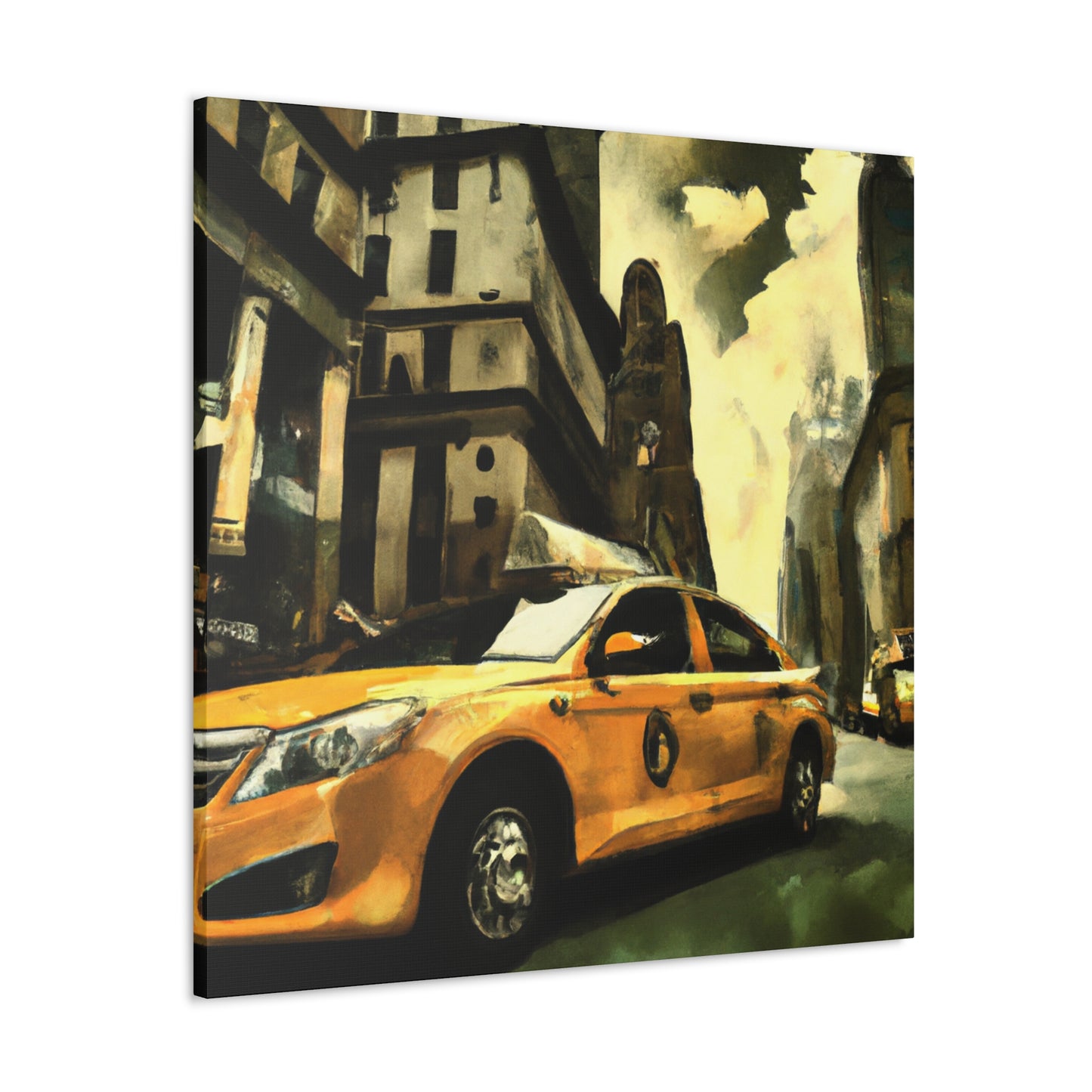 Taxi in the Night - Canvas