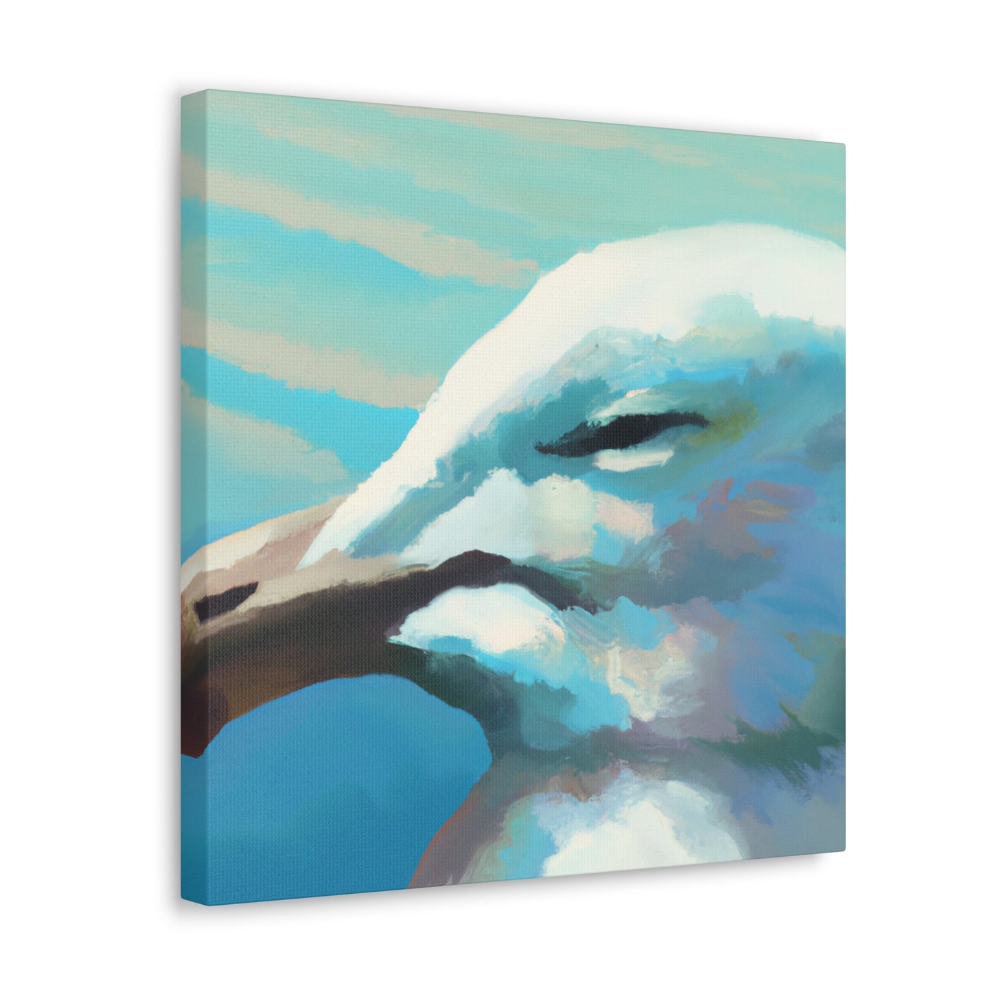 "Seagulls on the Shore" - Canvas