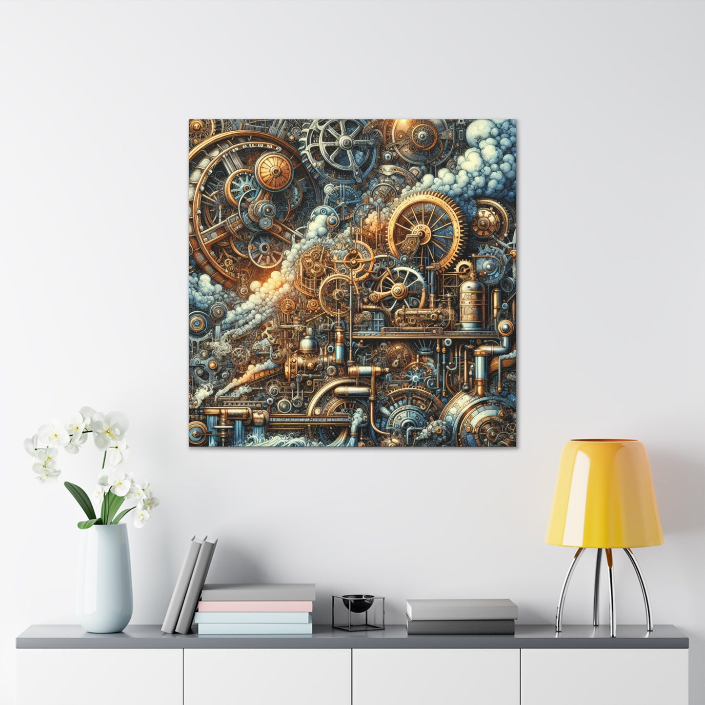 "Gears of Time’s Elixir" - Canvas