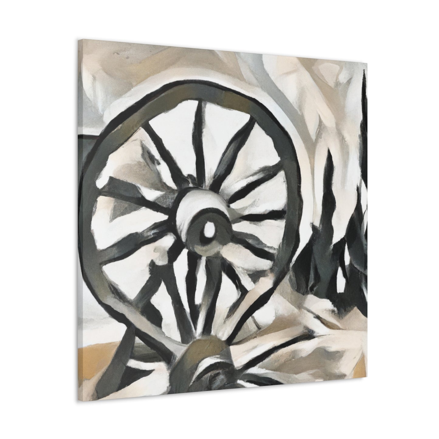 Wagon Wheel Revolutions - Canvas