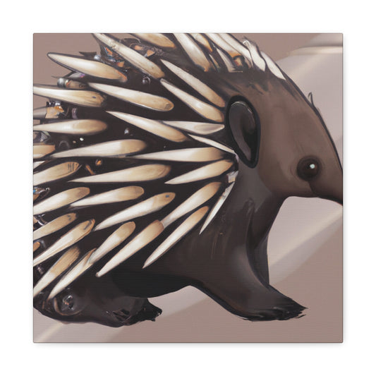 "Echidna in Art Deco" - Canvas