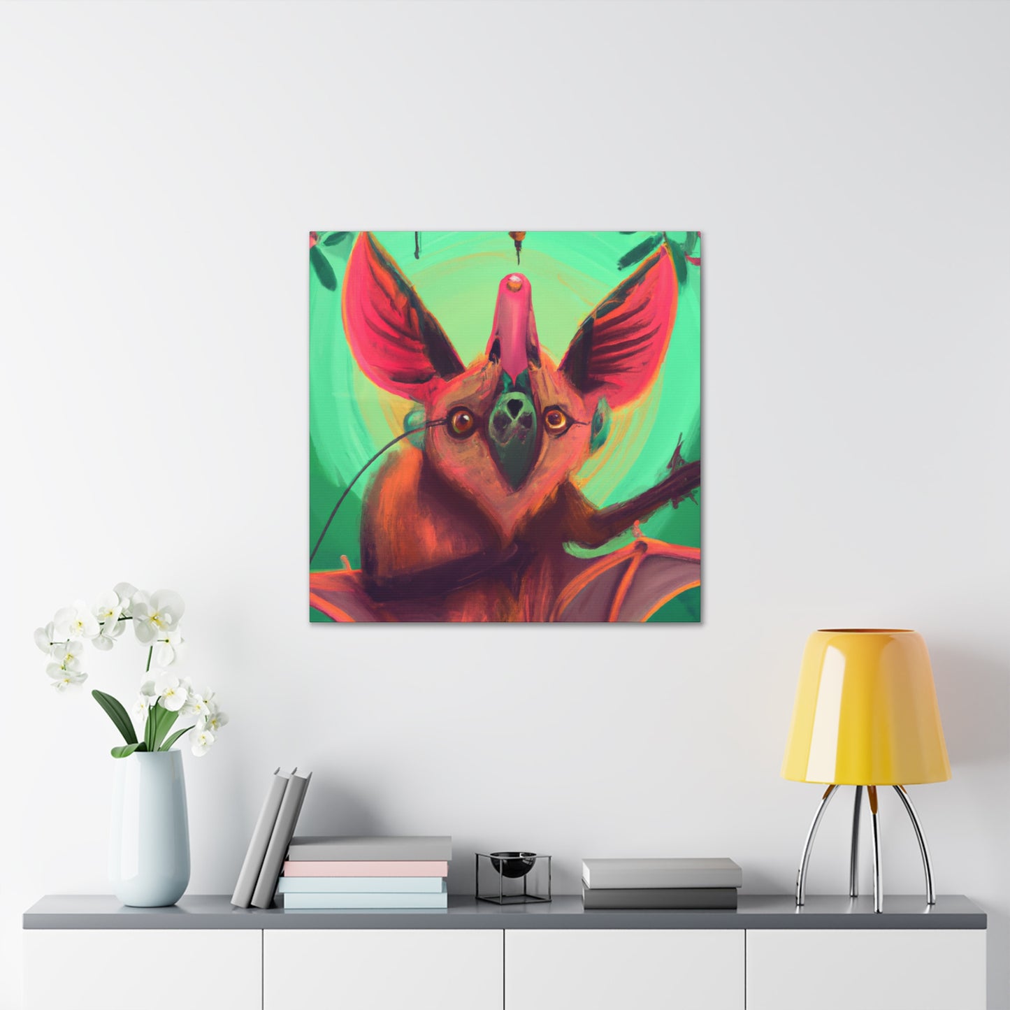 "Indian Flying Fox Soar" - Canvas