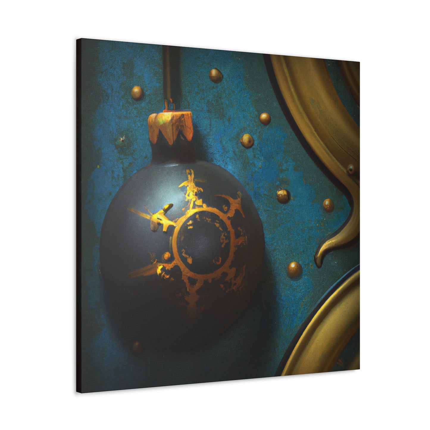 Steampunk Christmas Baubles - Canvas