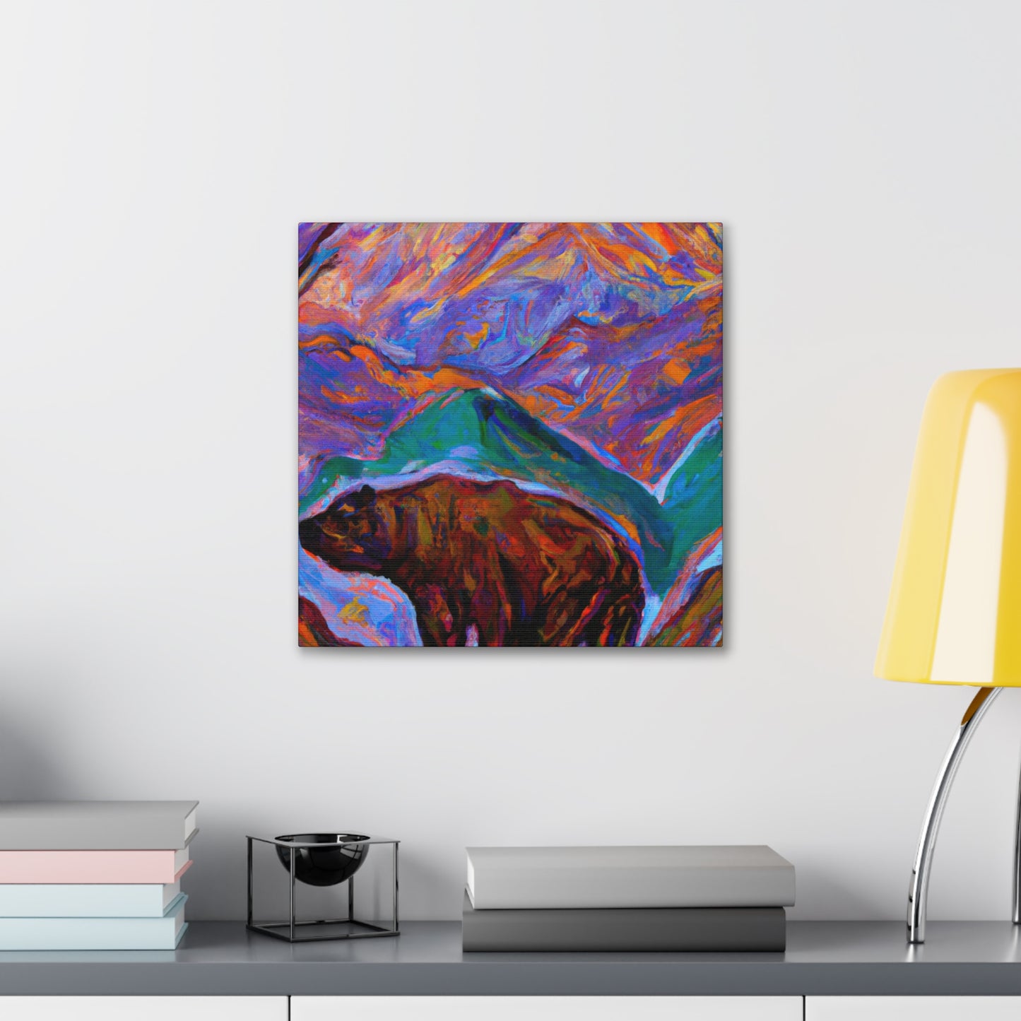 Brown Bear Awakening - Canvas