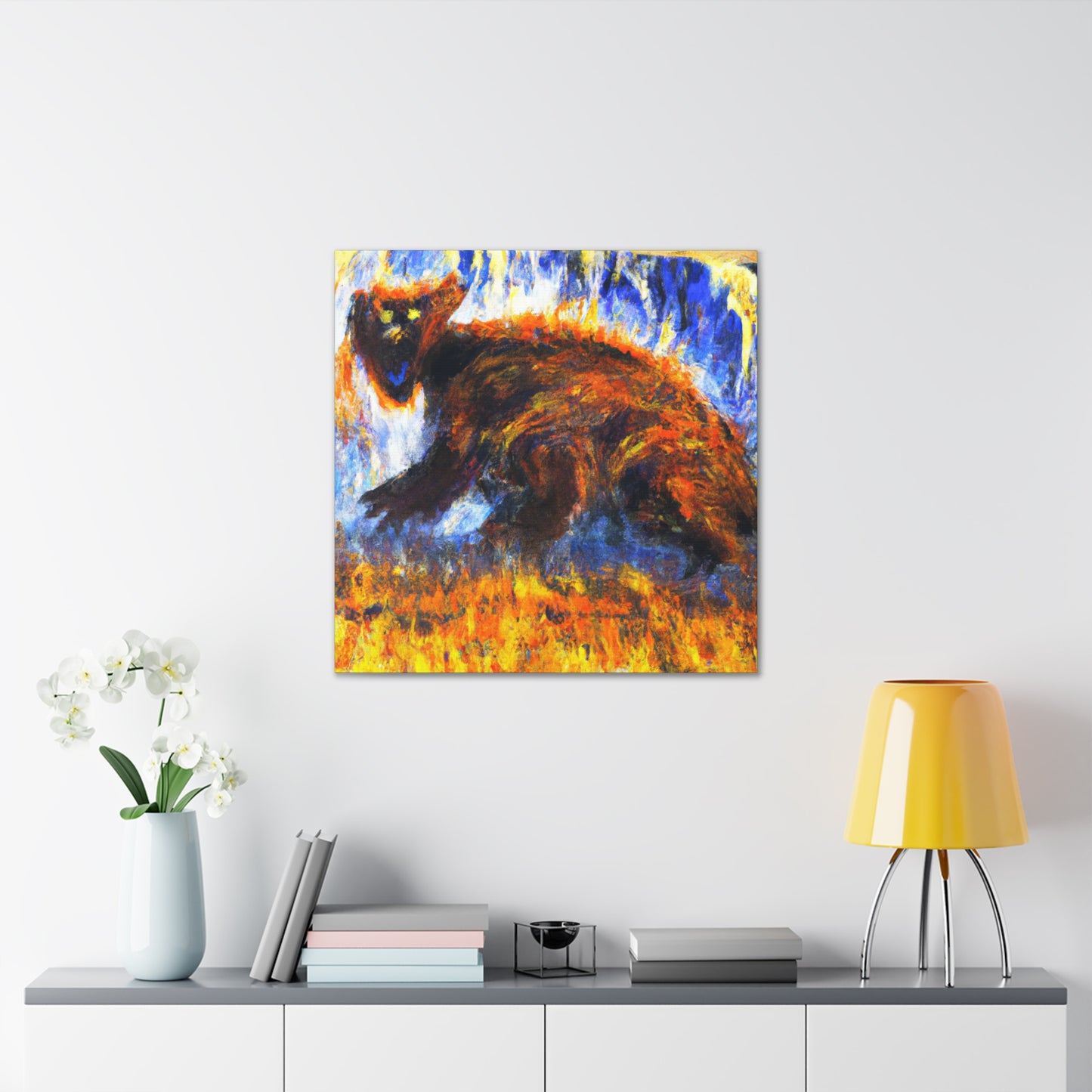 Marmot in Expressionism - Canvas