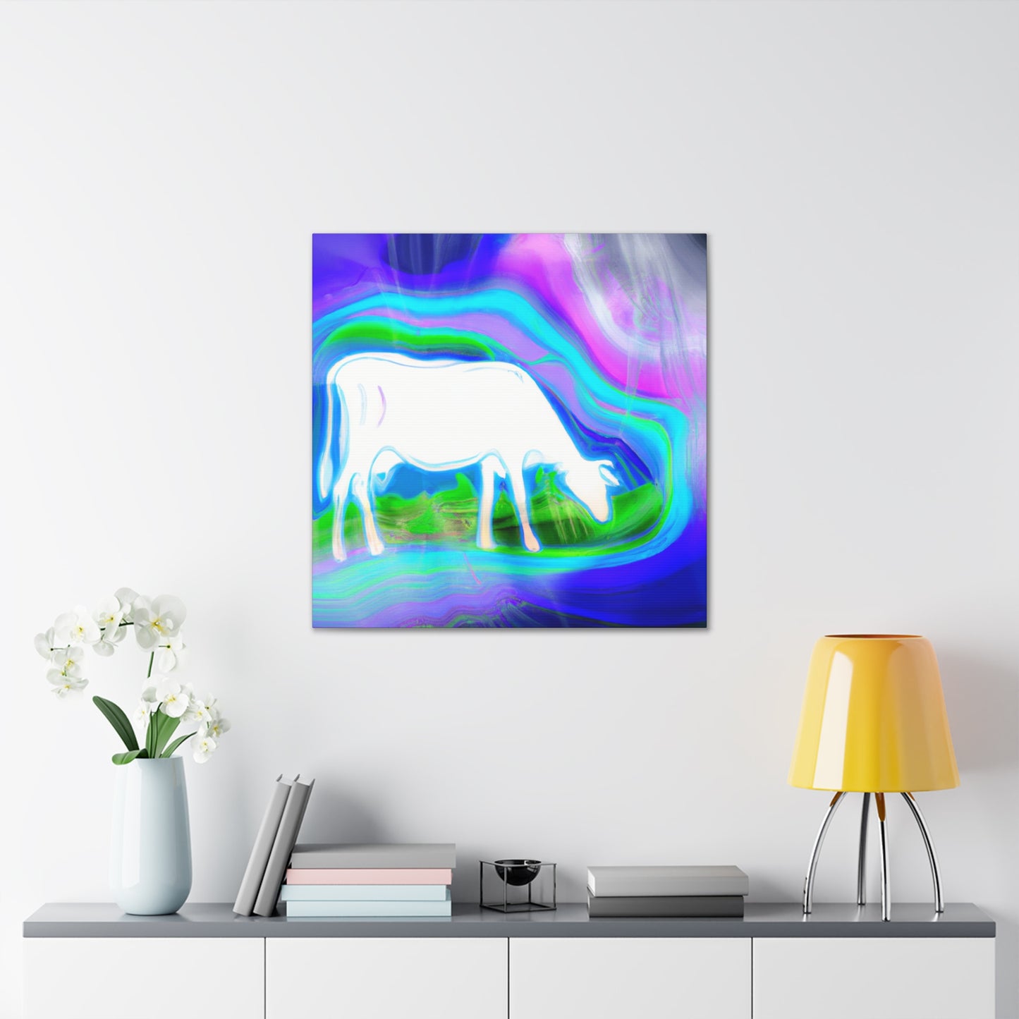 "Majestic Milk Cow Velvet" - Canvas