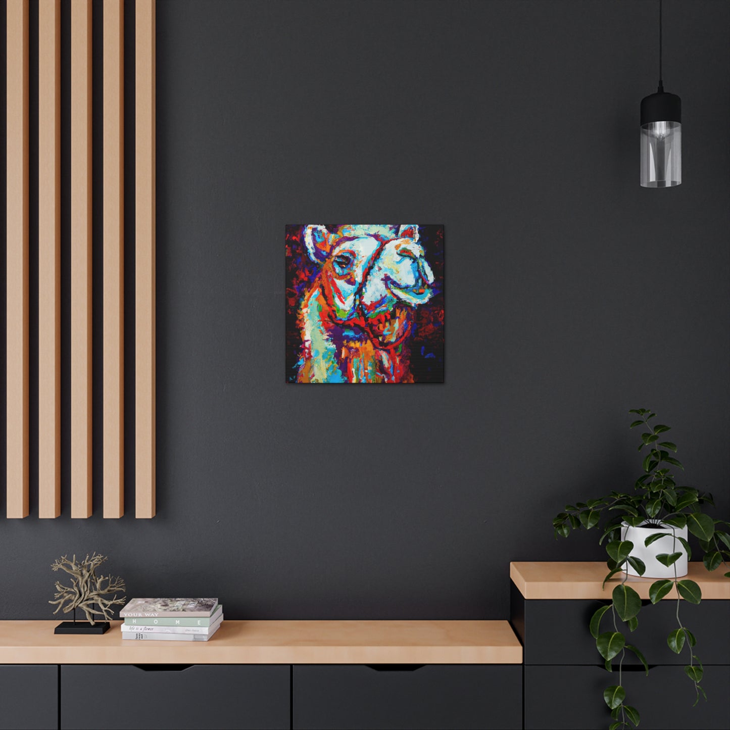 "Bactrian Camel Majesty" - Canvas