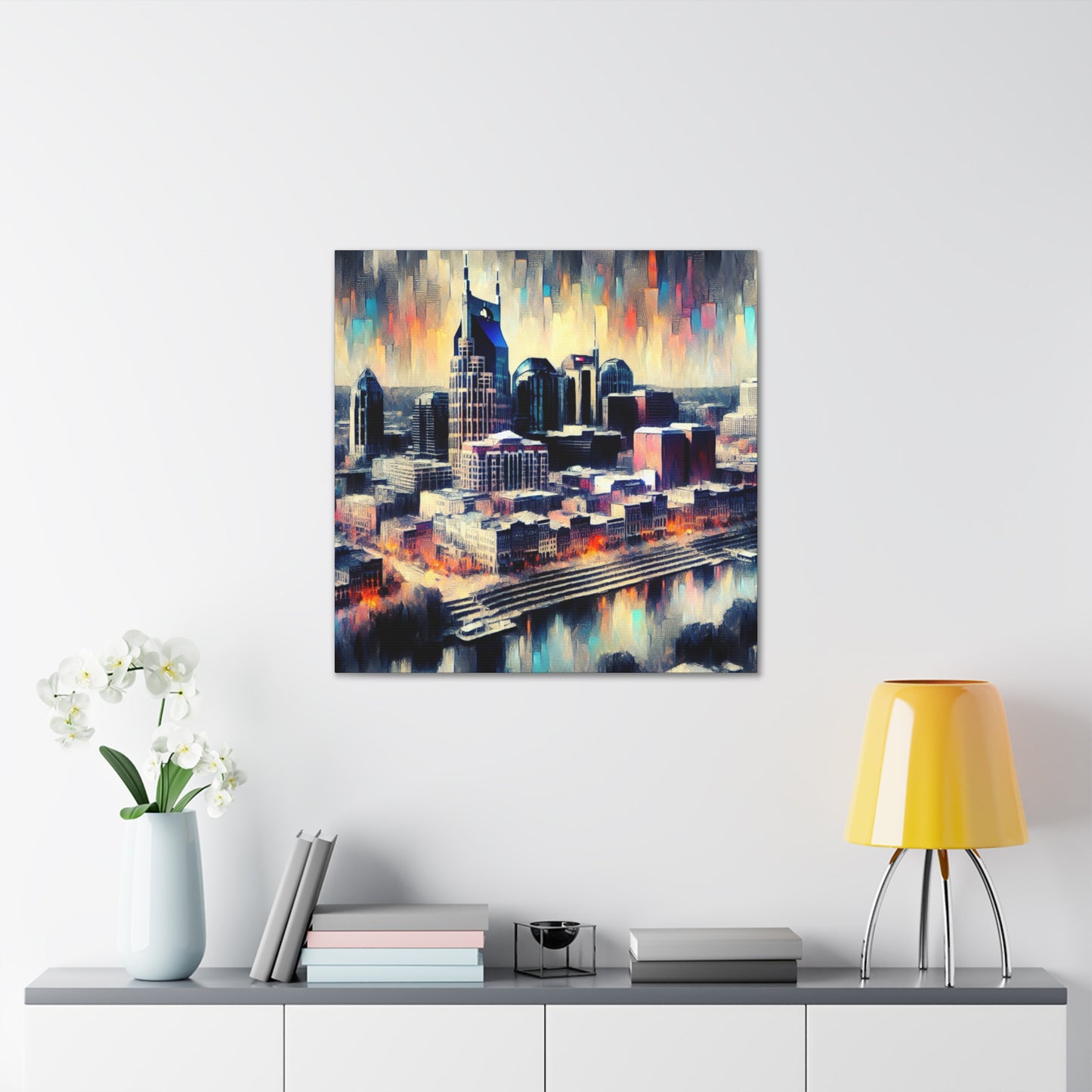 Melodies of Nashville Dawn - Canvas