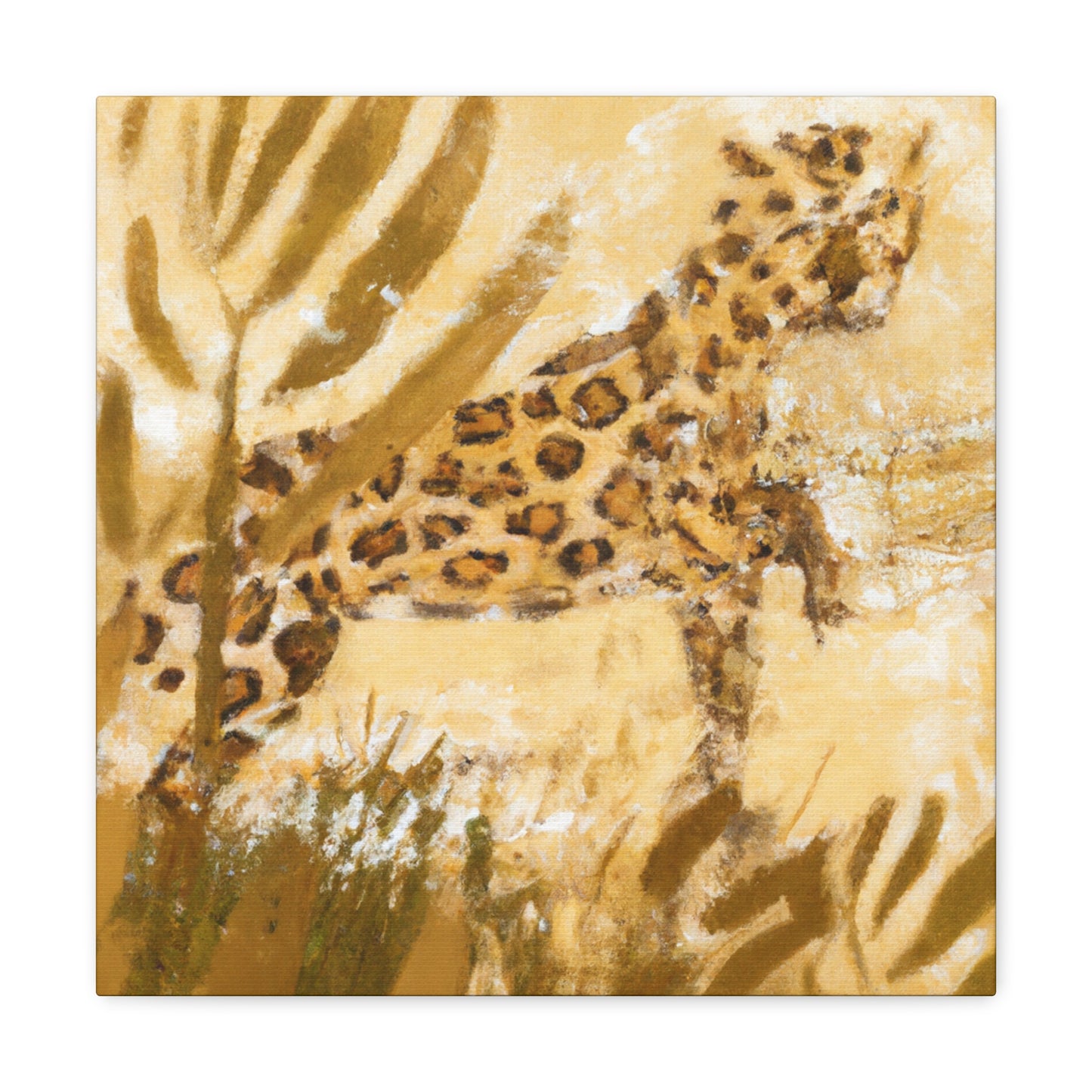 Leopard In Expressionism - Canvas