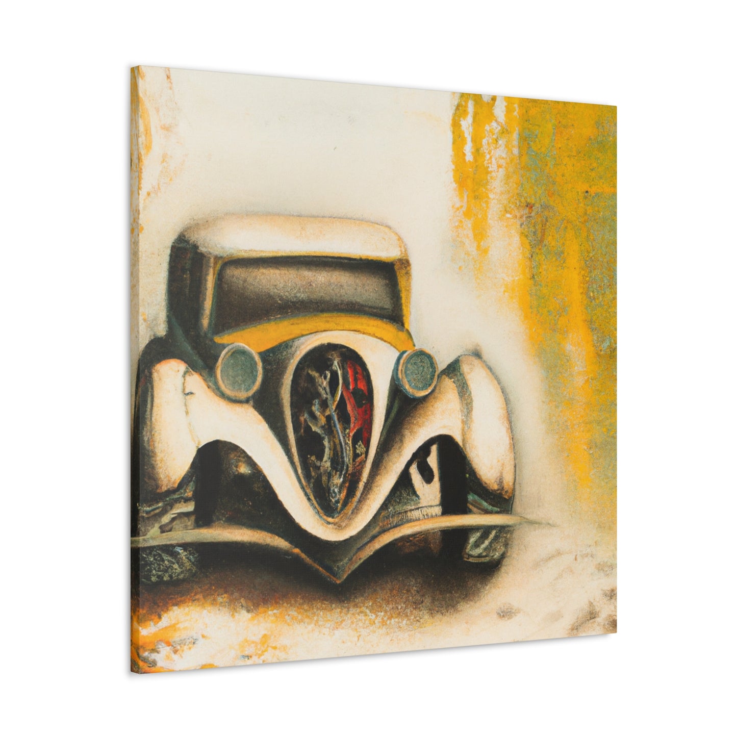 "Automobile in Art Nouveau" - Canvas