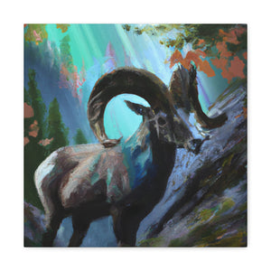 "Big Horn Majesty Approaching" - Canvas