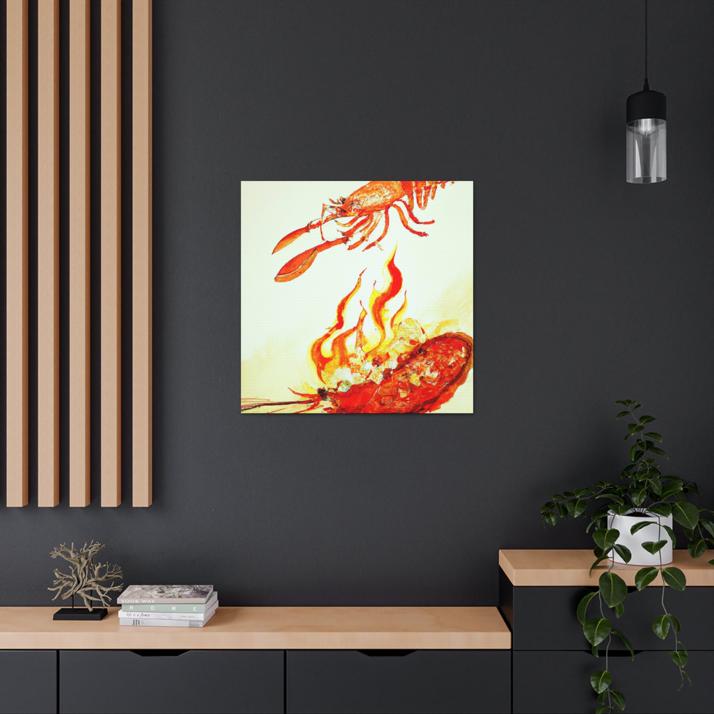 "Seafood on the Shore" - Canvas