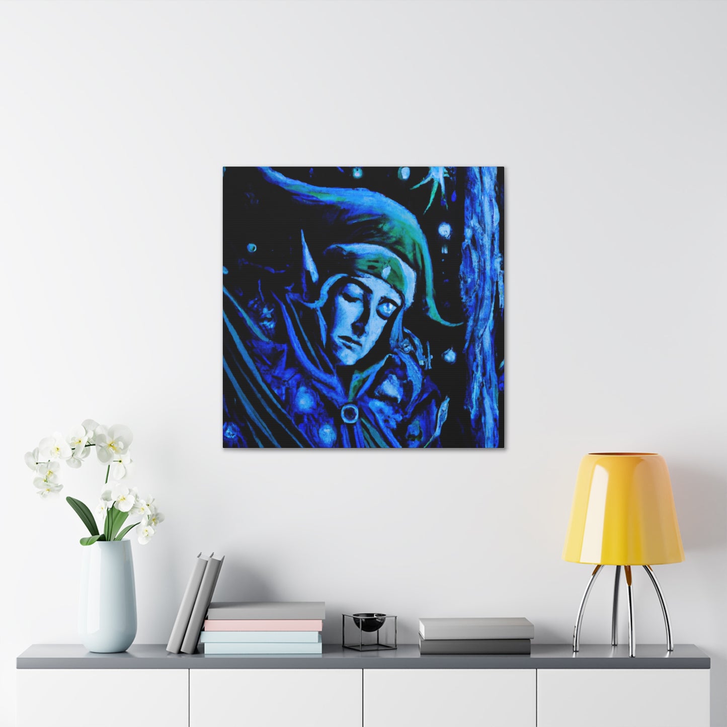 Elf in Evening Gown - Canvas