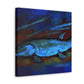 Pike Fish Expressionism - Canvas