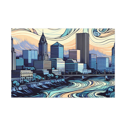 "Emerald City Rhapsody" - Canvas