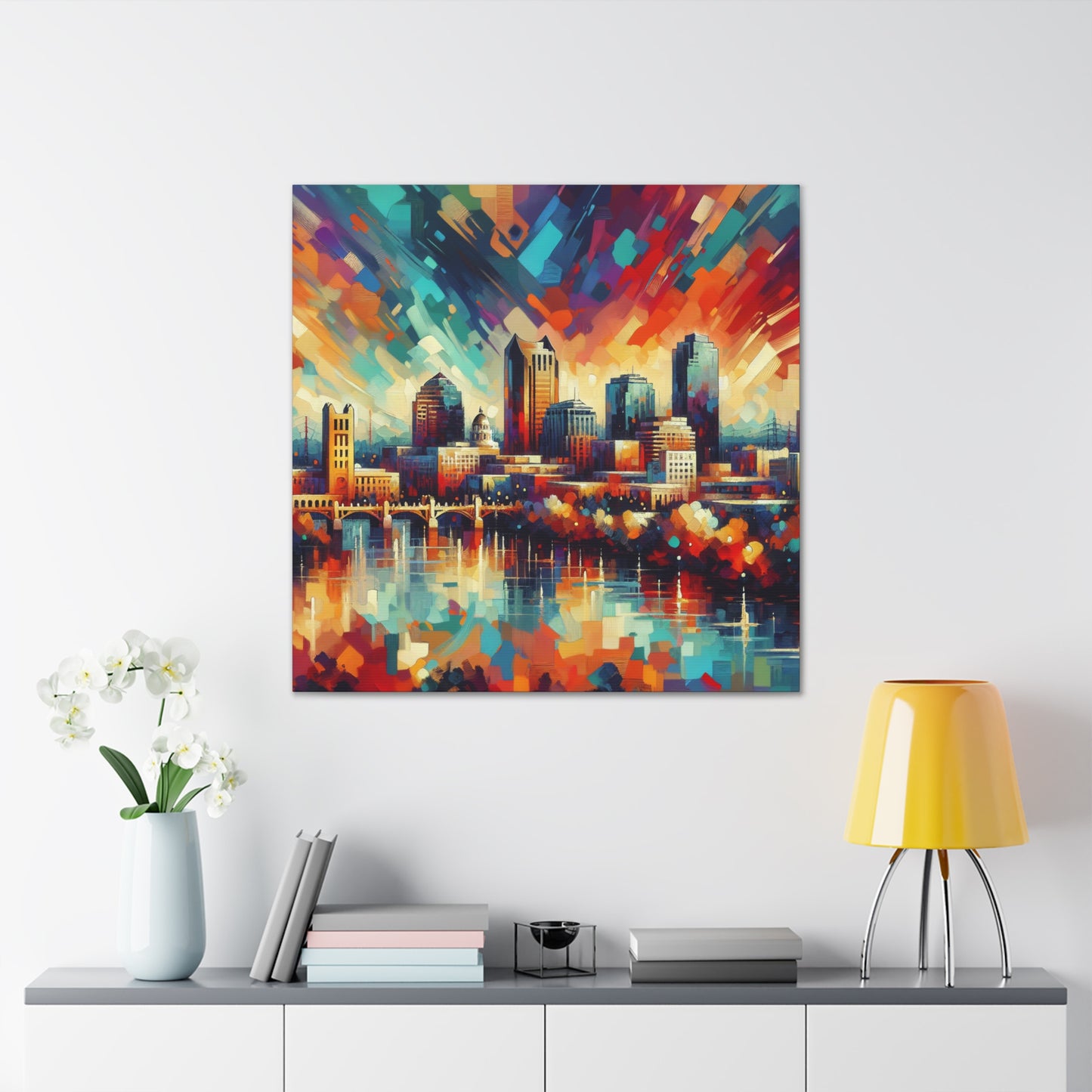 "River of Golden Dreams" - Canvas