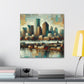 "Harbor Hues of Boston" - Canvas