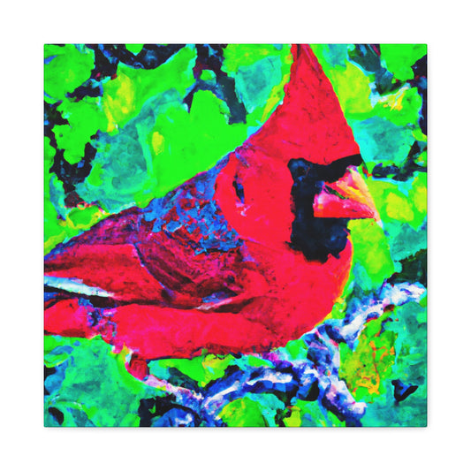 "Northern Cardinal Brilliance" - Canvas