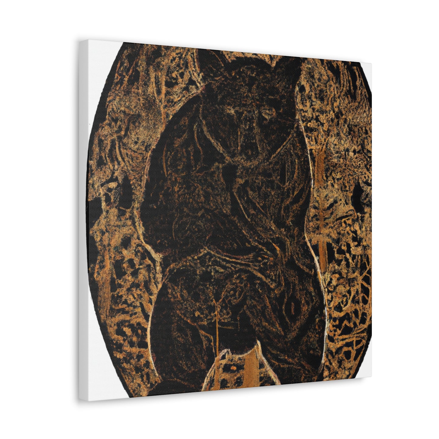 "Brown Bear in Rococo" - Canvas