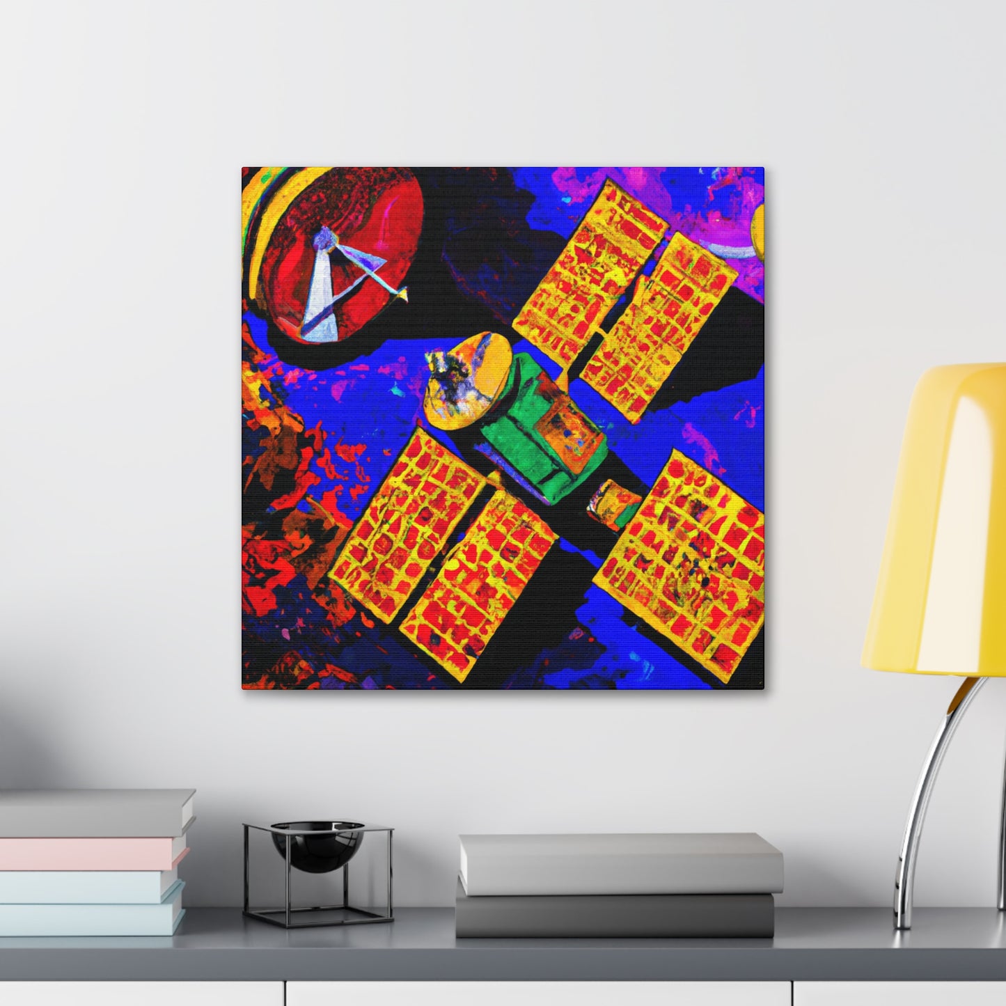 "Satellites in Fauvism" - Canvas