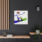 Snowboarding Thrill Ride - Canvas