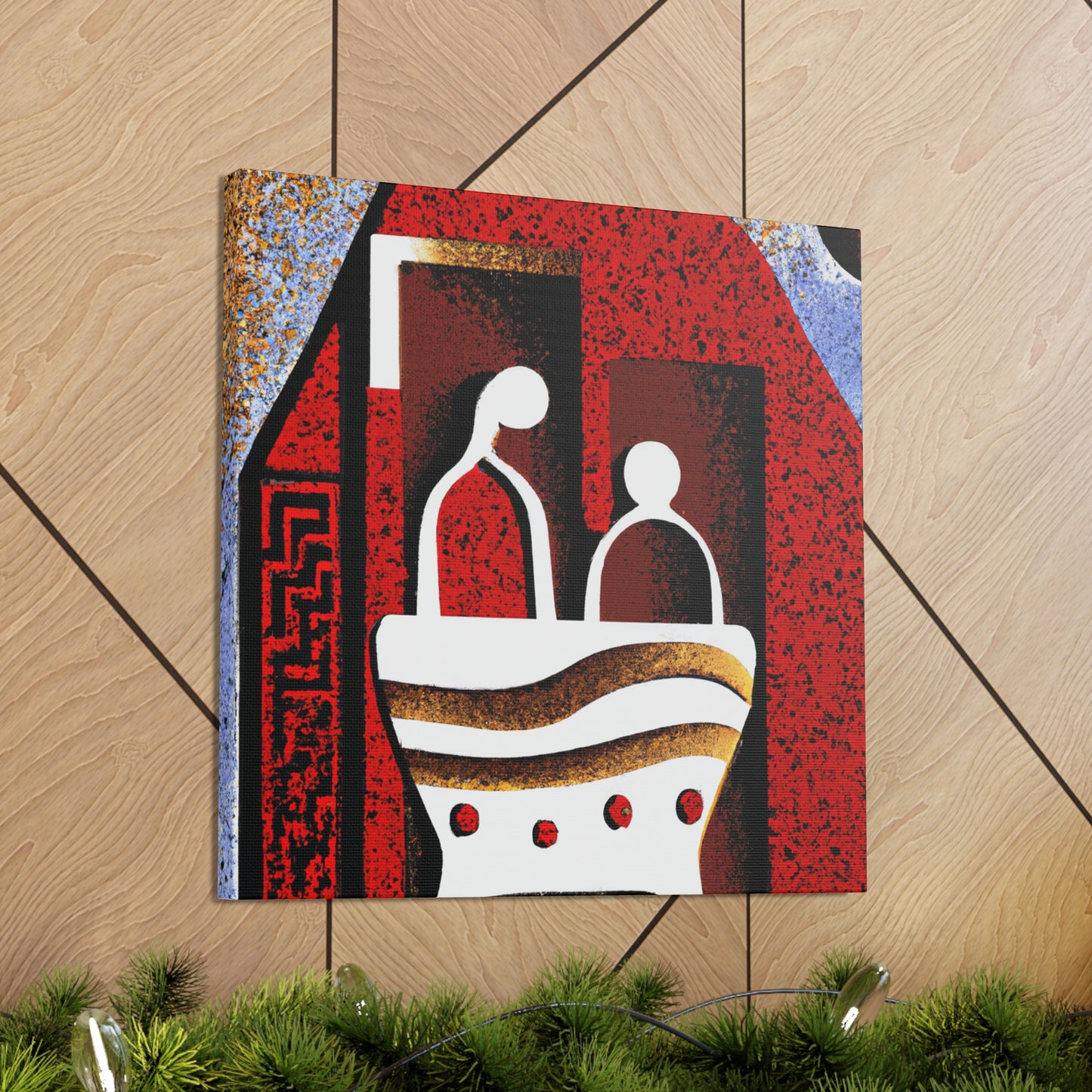 Manger in Art Deco - Canvas