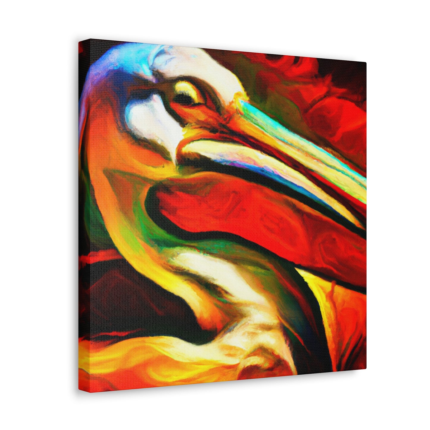 Pelican on the Shore - Canvas