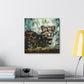 Lone Clouded Leopard - Canvas