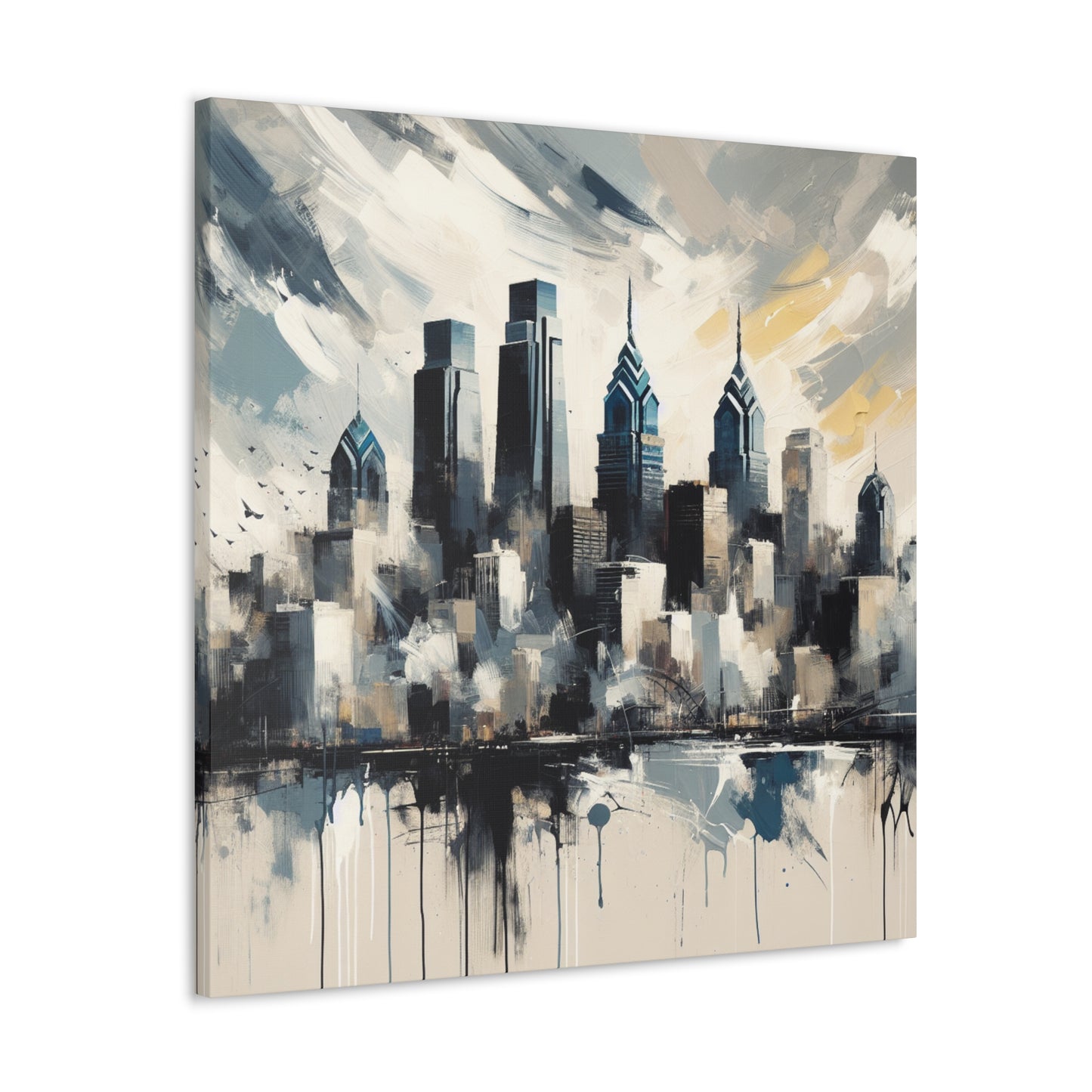 "Cityscape Serenade Philadelphia" - Canvas