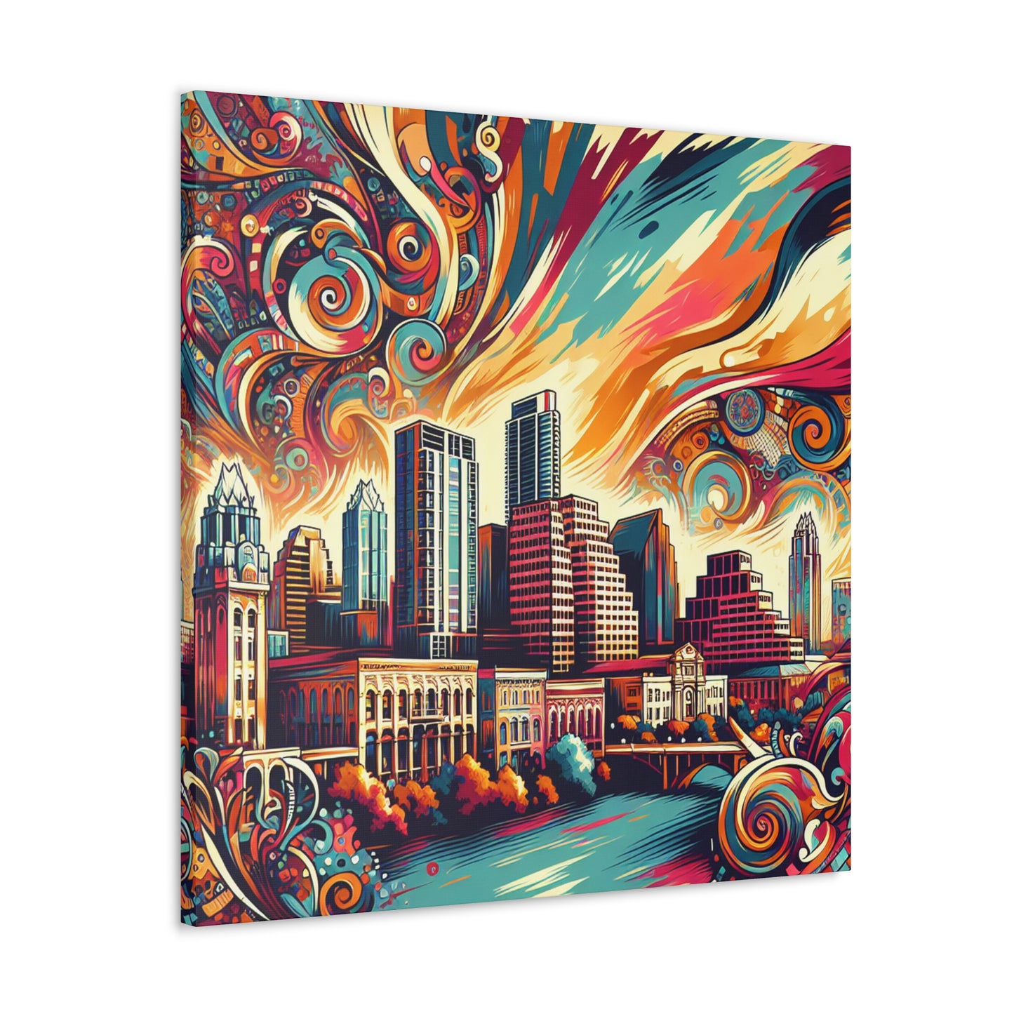 "Colorful Austin Landscapes" - Canvas