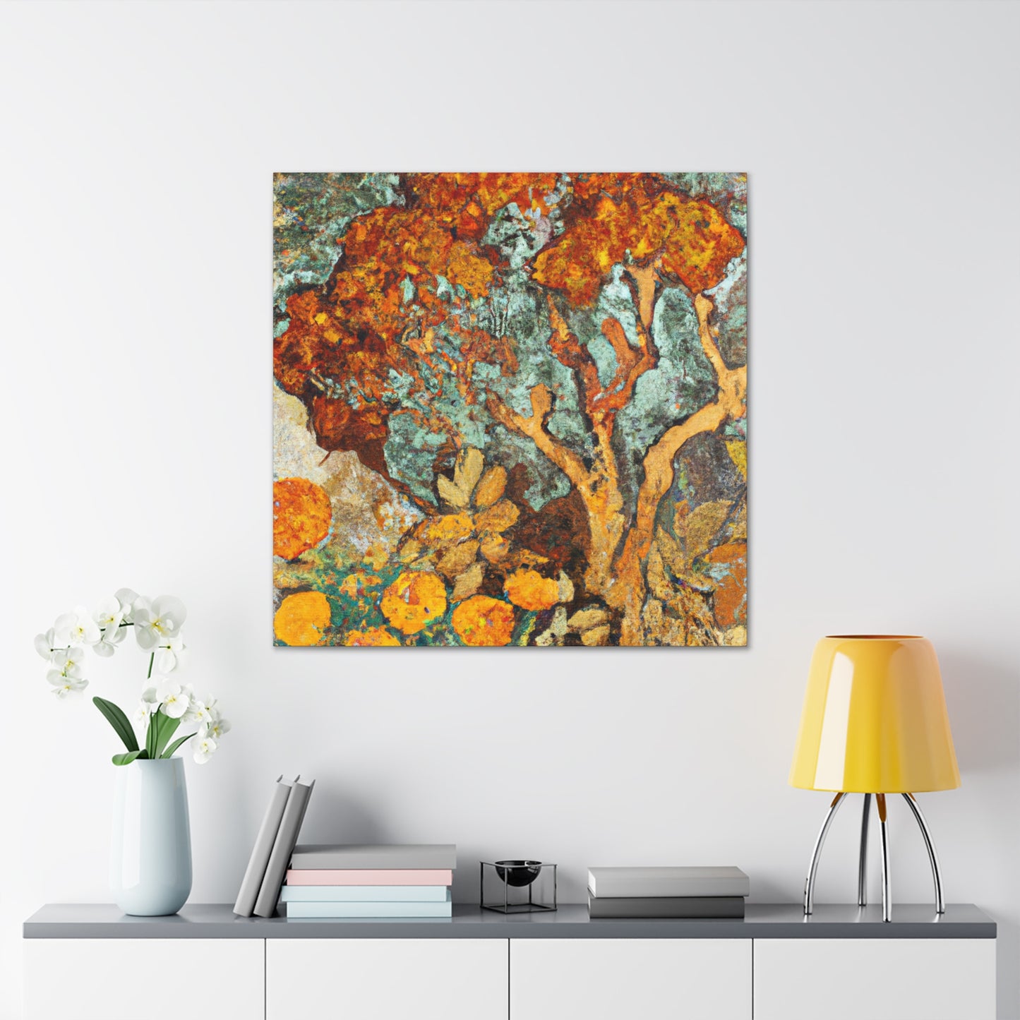 Marigolds in Bloom - Canvas