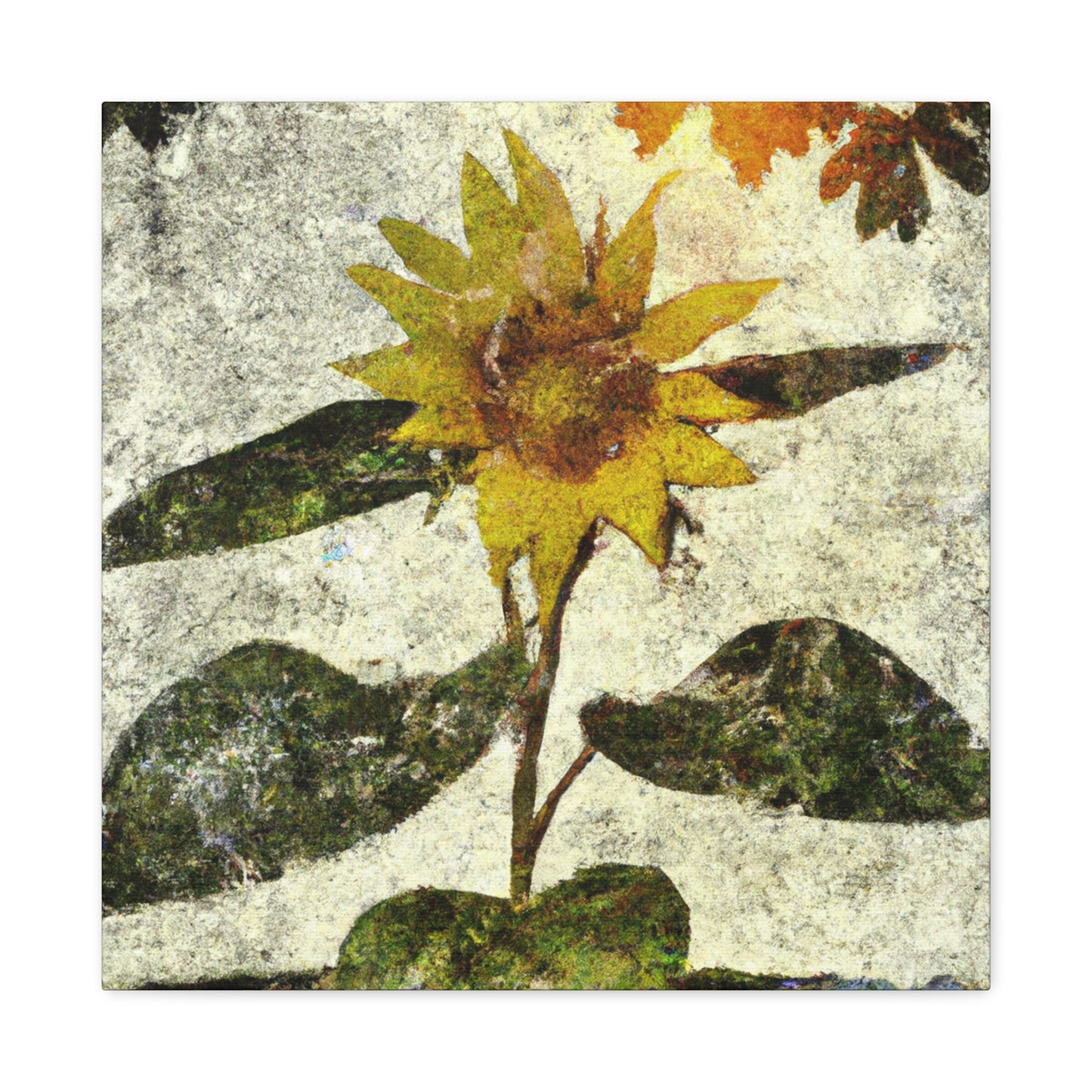 "Sunflower's Brilliant Radiance" - Canvas