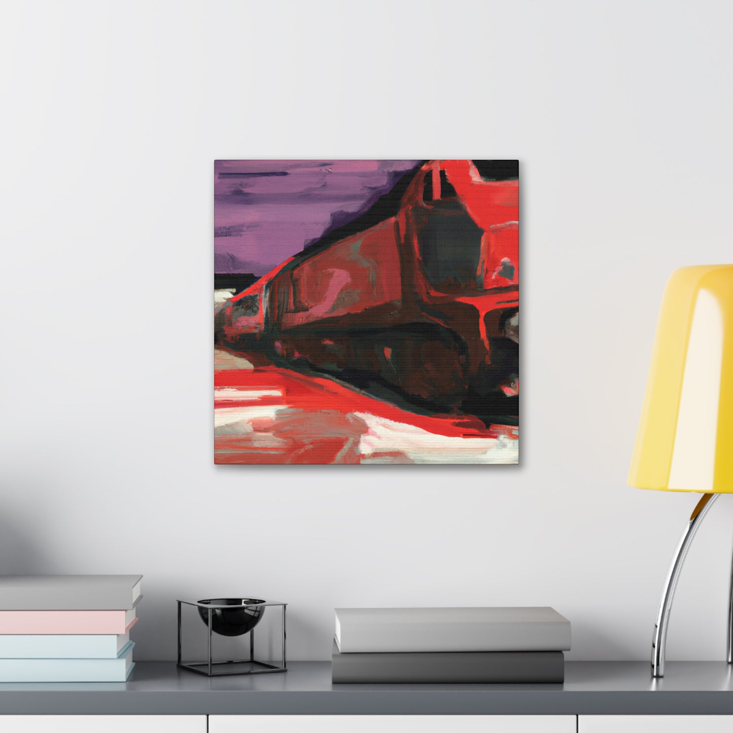 "Train of Abstract Thought" - Canvas