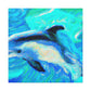 Dolphins at Playtime - Canvas