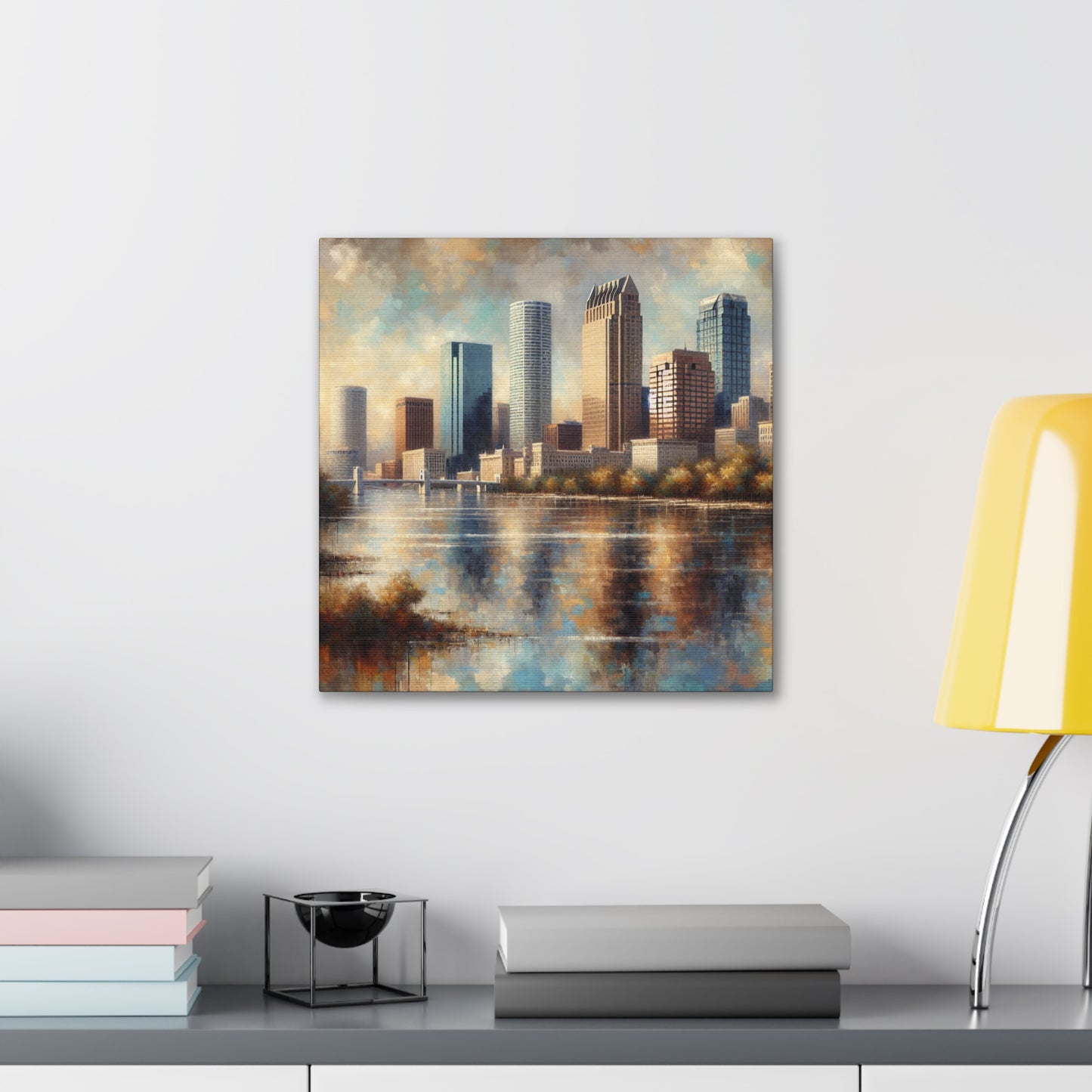 "Sunlit Serenity of Tampa" - Canvas