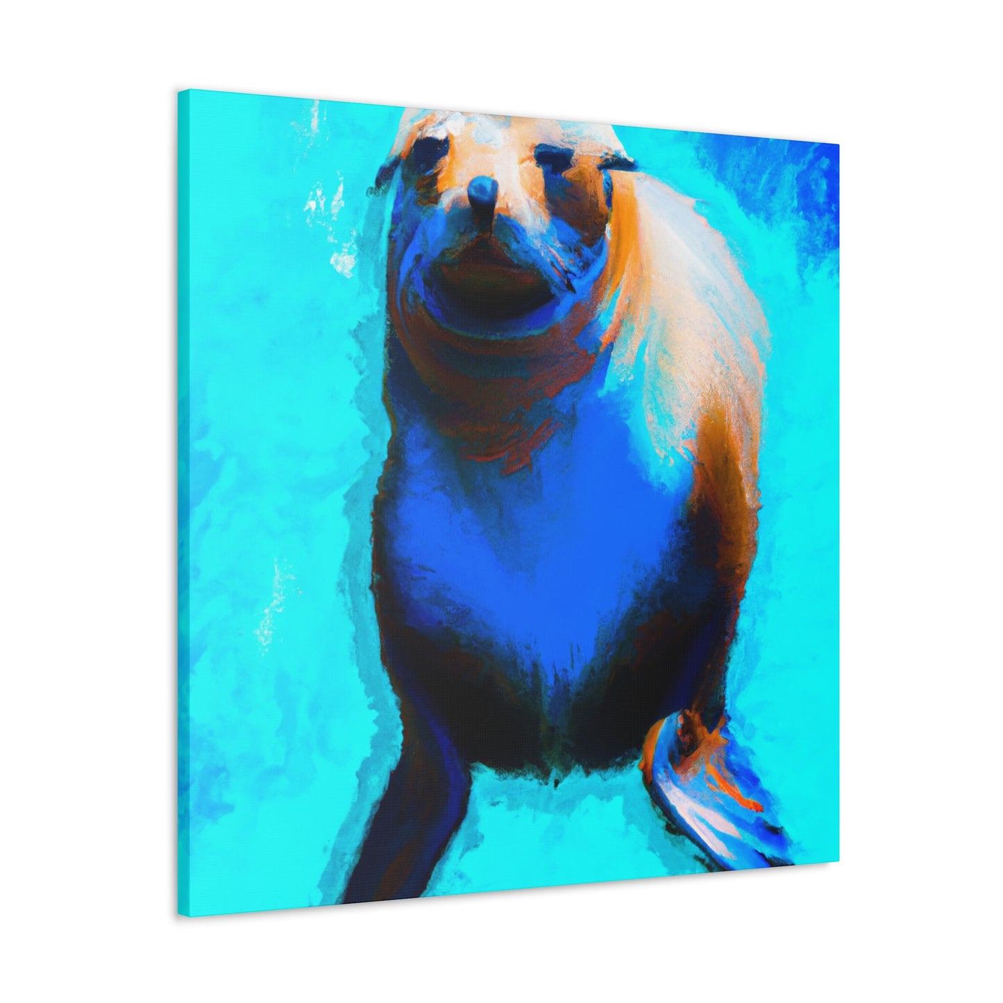 "Sea Lion By Sea." - Canvas